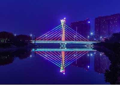 Night view of Yinghe Bridge 2